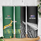 Rugby South Africa New Zealand Greatest Rivals Skinny Tumbler Tribal Motifs