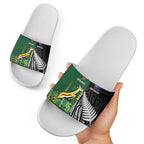 Rugby South Africa New Zealand Greatest Rivals Slide Sandals Tribal Motifs