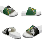Rugby South Africa New Zealand Greatest Rivals Slide Sandals Tribal Motifs