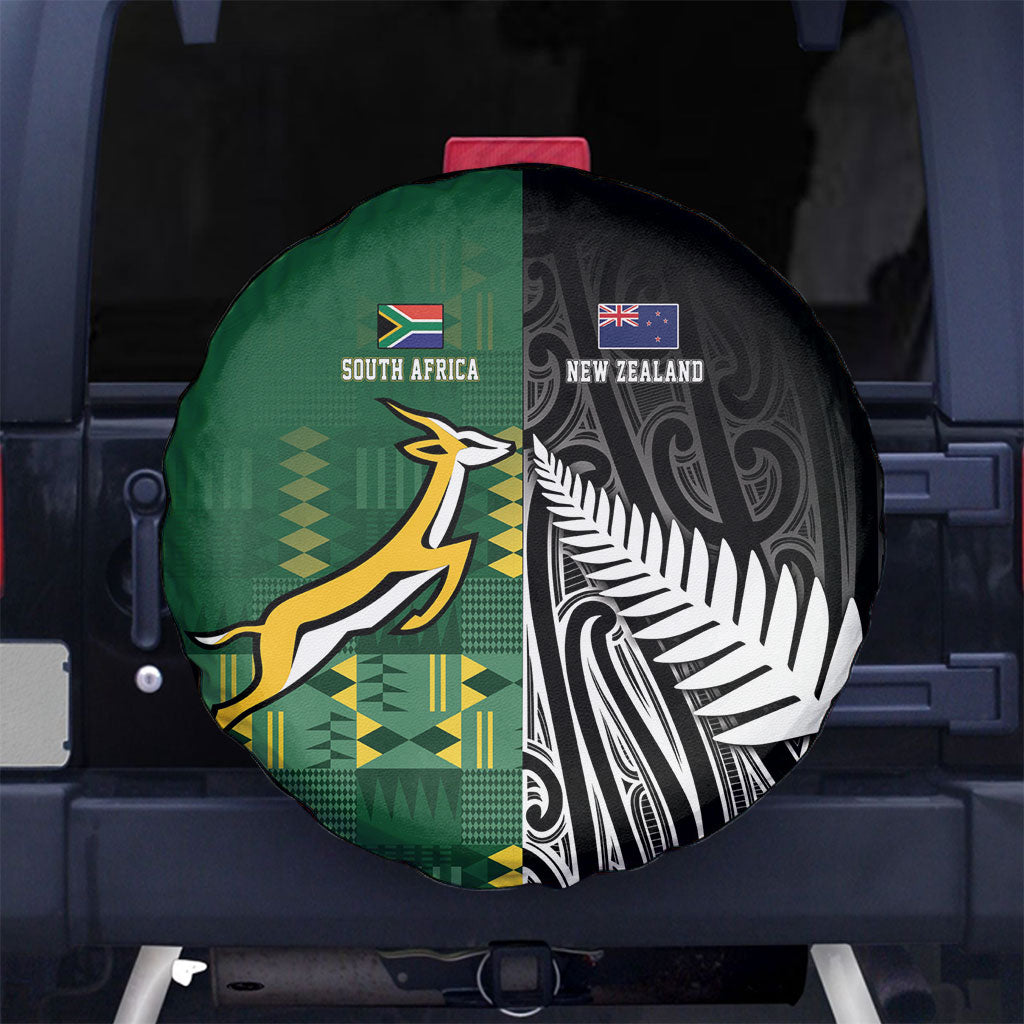 Rugby South Africa New Zealand Greatest Rivals Spare Tire Cover Tribal Motifs