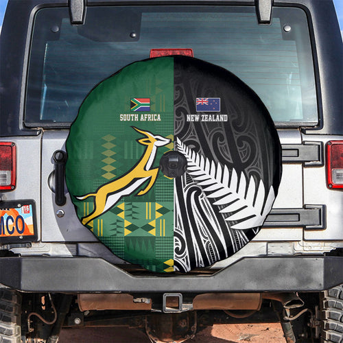 Rugby South Africa New Zealand Greatest Rivals Spare Tire Cover Tribal Motifs