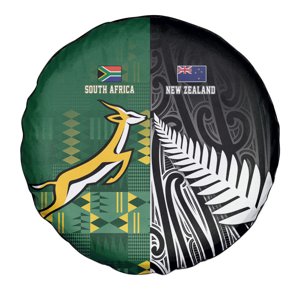 Rugby South Africa New Zealand Greatest Rivals Spare Tire Cover Tribal Motifs