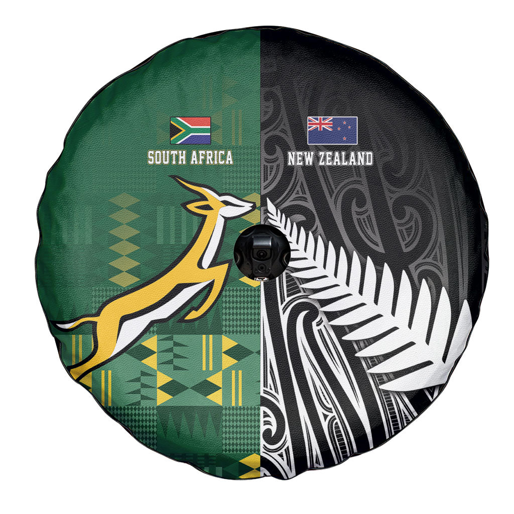 Rugby South Africa New Zealand Greatest Rivals Spare Tire Cover Tribal Motifs
