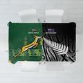 Rugby South Africa New Zealand Greatest Rivals Tablecloth Tribal Motifs