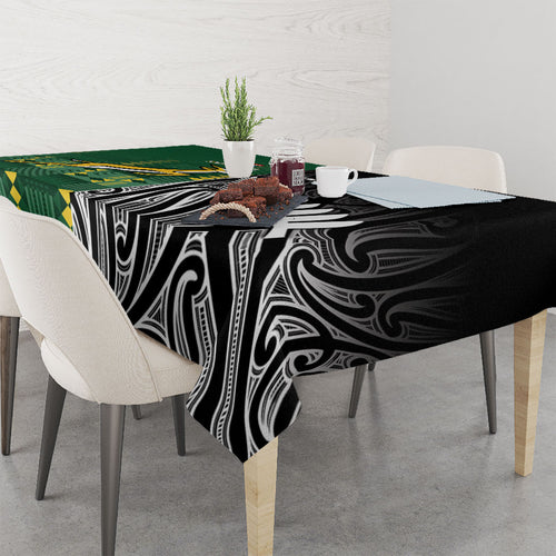 Rugby South Africa New Zealand Greatest Rivals Tablecloth Tribal Motifs