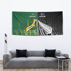 Rugby South Africa New Zealand Greatest Rivals Tapestry Tribal Motifs