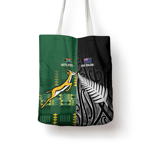 Rugby South Africa New Zealand Greatest Rivals Tote Bag Tribal Motifs