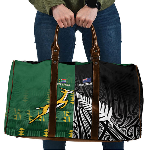 Rugby South Africa New Zealand Greatest Rivals Travel Bag Tribal Motifs
