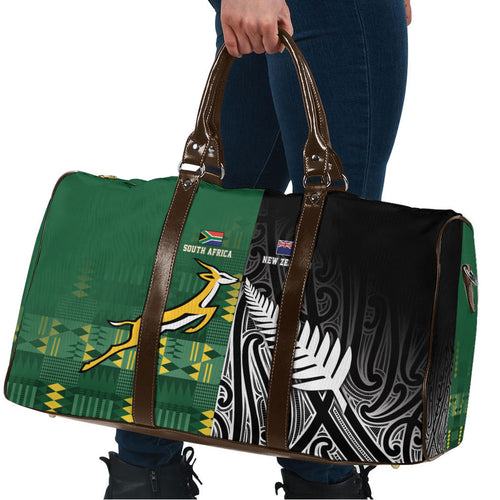 Rugby South Africa New Zealand Greatest Rivals Travel Bag Tribal Motifs
