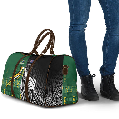 Rugby South Africa New Zealand Greatest Rivals Travel Bag Tribal Motifs