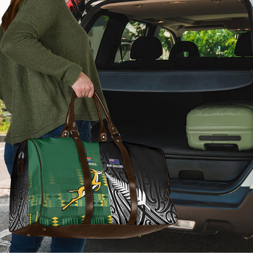 Rugby South Africa New Zealand Greatest Rivals Travel Bag Tribal Motifs