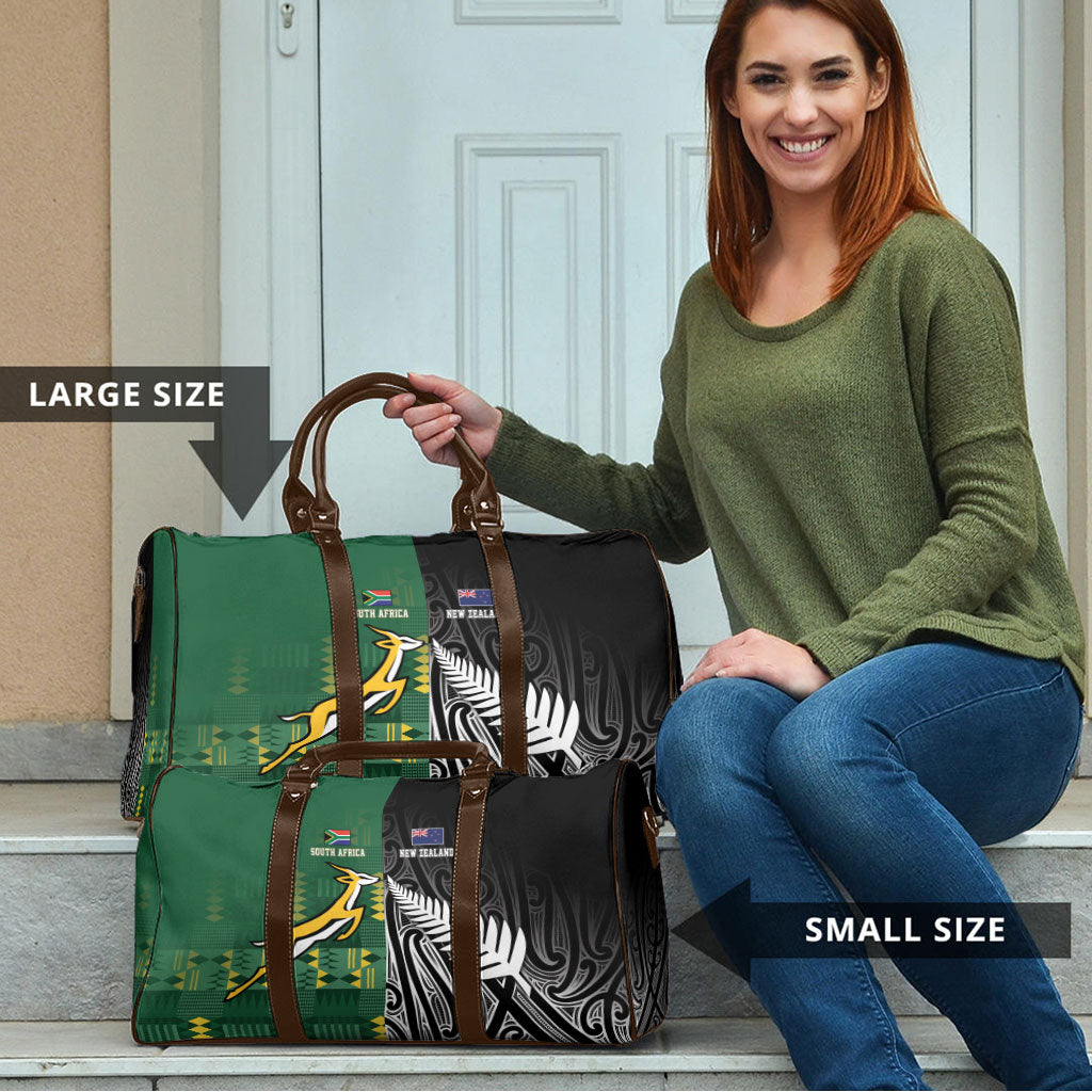 Rugby South Africa New Zealand Greatest Rivals Travel Bag Tribal Motifs
