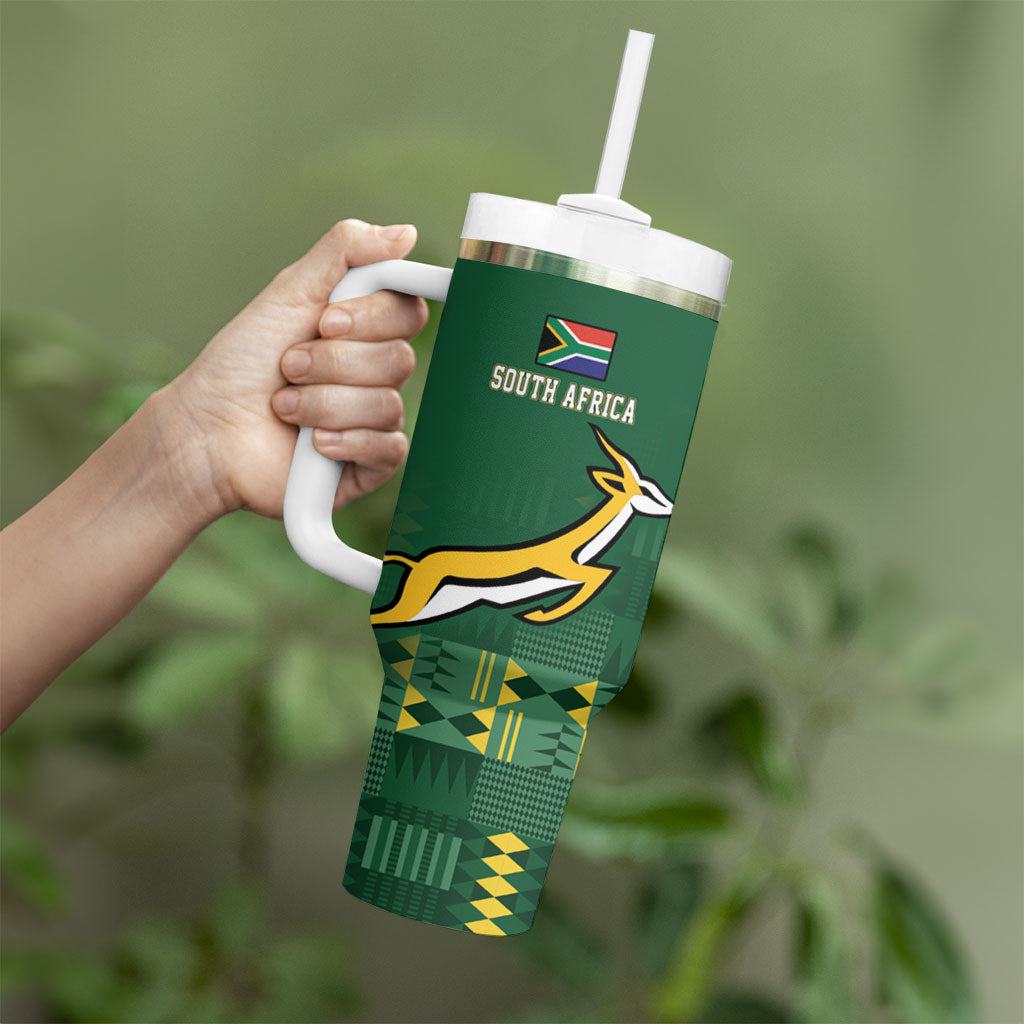 Rugby South Africa New Zealand Greatest Rivals Tumbler With Handle Tribal Motifs