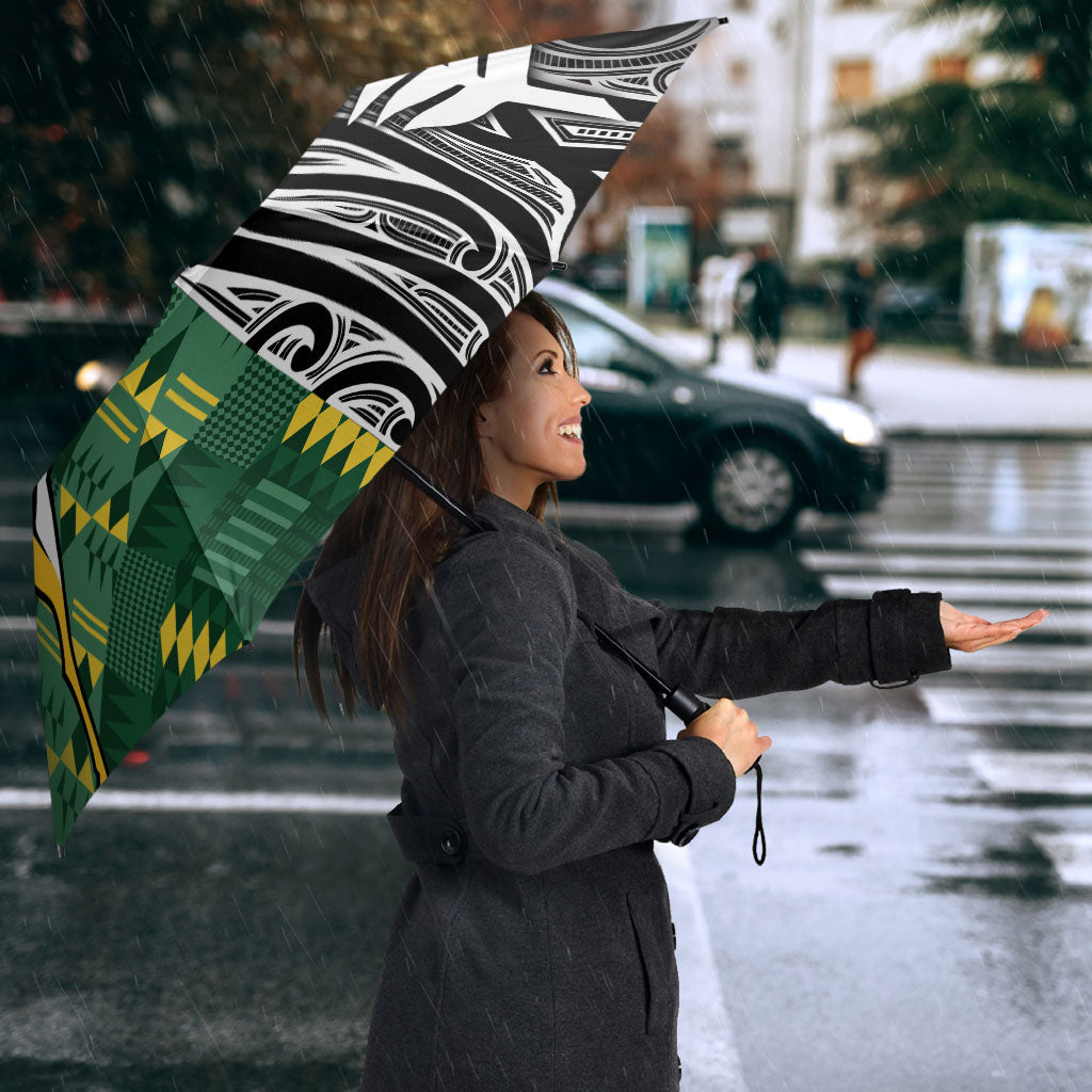 Rugby South Africa New Zealand Greatest Rivals Umbrella Tribal Motifs