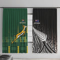 Rugby South Africa New Zealand Greatest Rivals Window Curtain Tribal Motifs