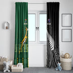 Rugby South Africa New Zealand Greatest Rivals Window Curtain Tribal Motifs