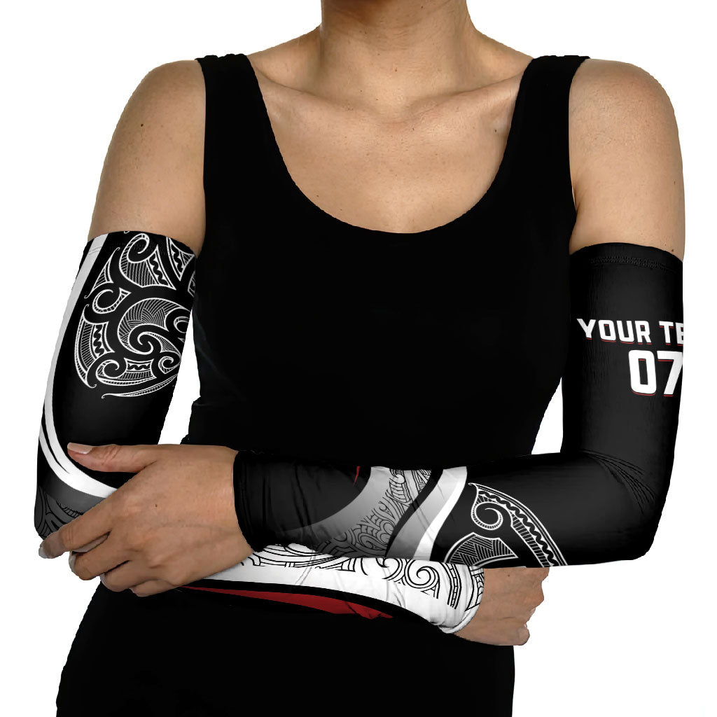 Aotearoa Maori Rugby Custom Arm Sleeves Kapa O Pango