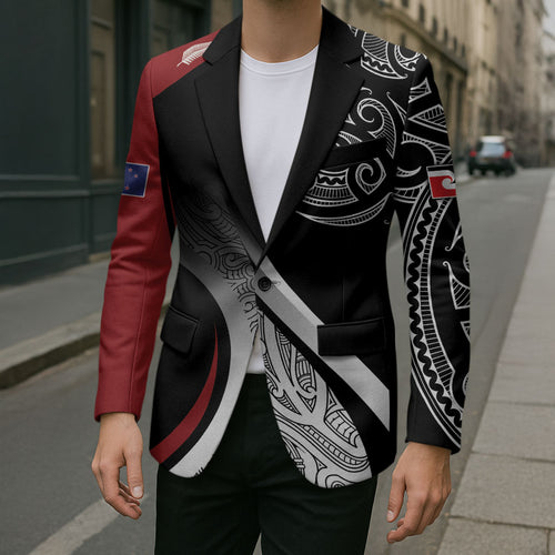 Aotearoa Maori Rugby Custom Blazer Kapa O Pango