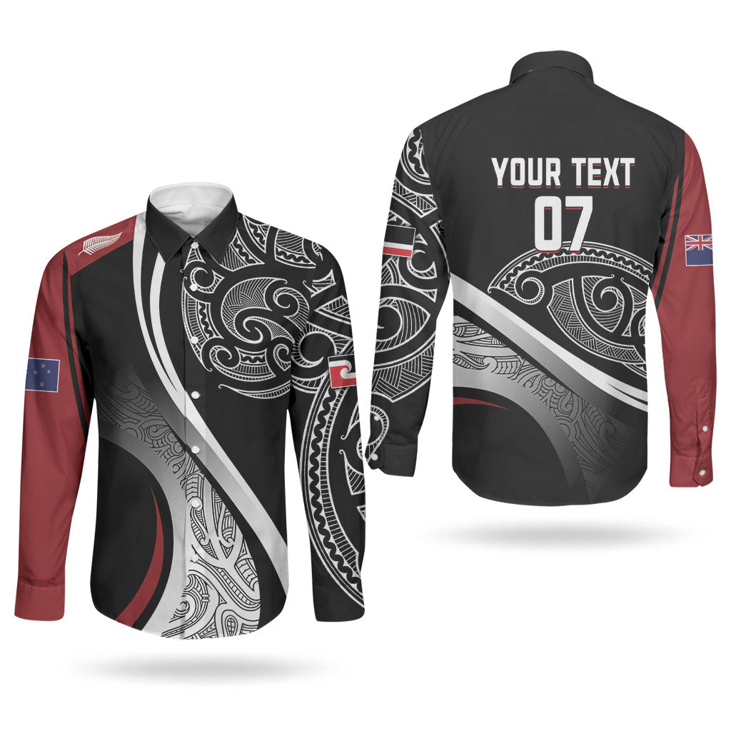 Aotearoa Maori Rugby Custom Couples Matching Off Shoulder Maxi Dress and Long Sleeve Button Shirt Kapa O Pango