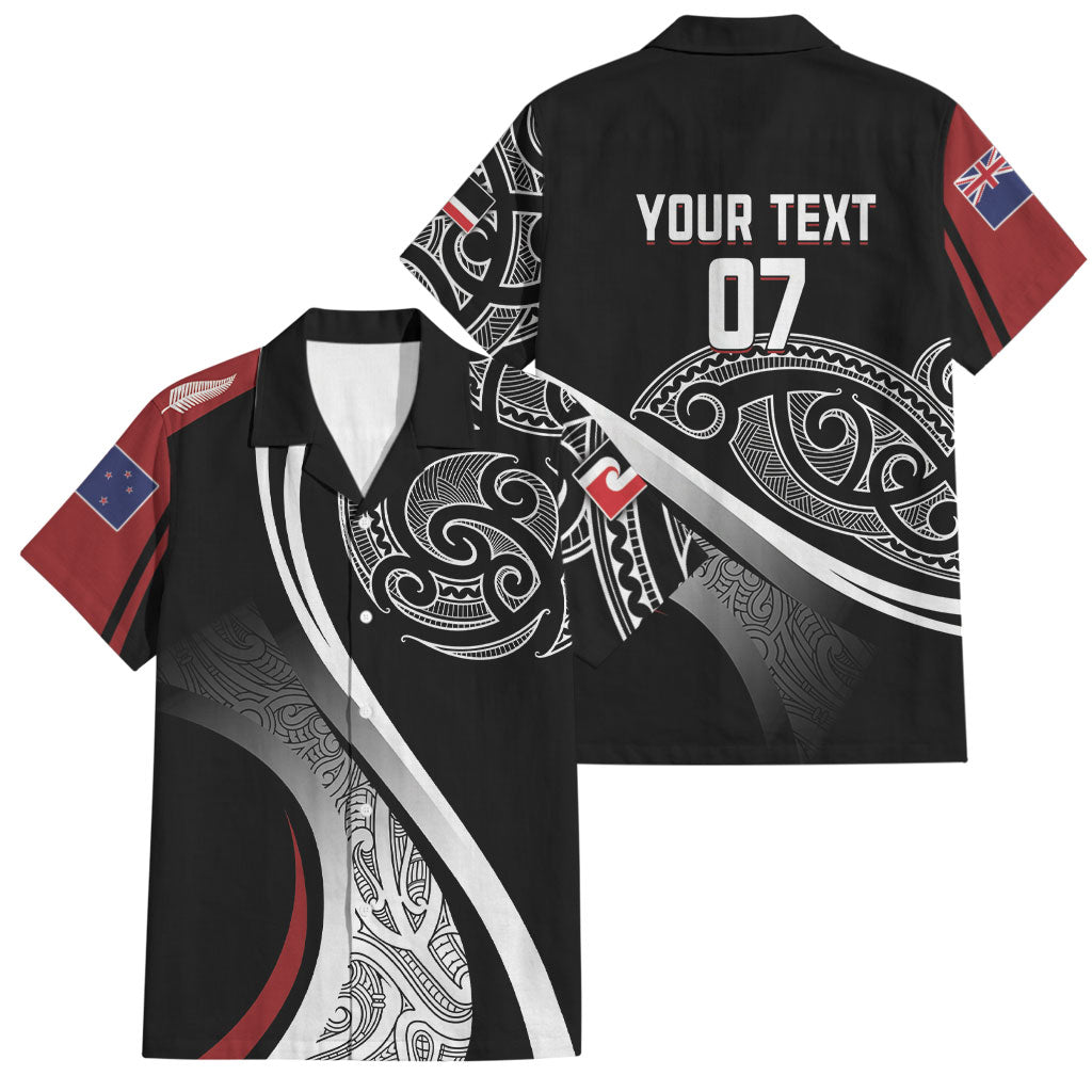 Aotearoa Maori Rugby Custom Family Matching Mermaid Dress and Hawaiian Shirt Kapa O Pango