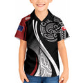 Aotearoa Maori Rugby Custom Kid Hawaiian Shirt Kapa O Pango