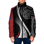 Aotearoa Maori Rugby Custom Padded Jacket Kapa O Pango