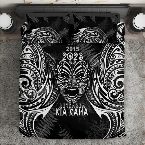 custom-new-zealand-rugby-bedding-set-2023-world-cup-aotearoa-haka-face