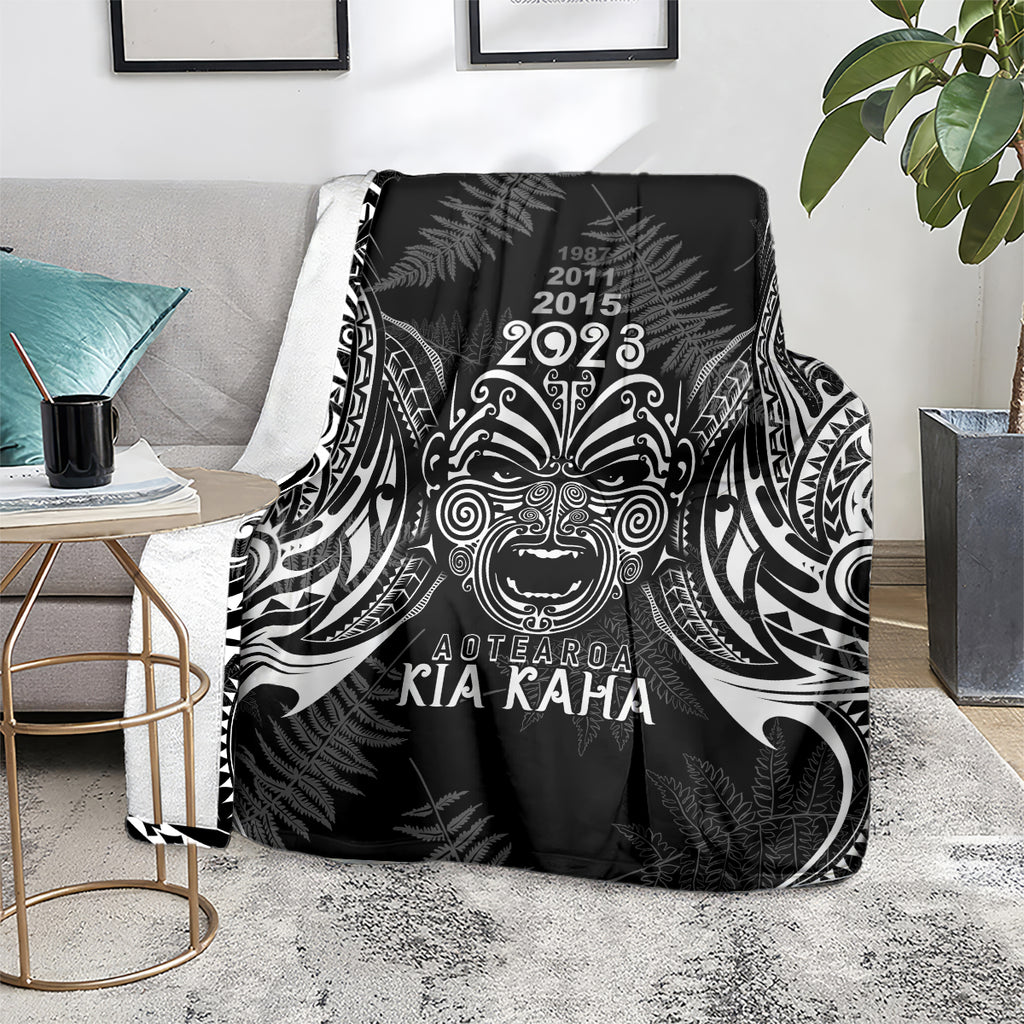 custom-new-zealand-rugby-blanket-2023-world-cup-aotearoa-haka-face