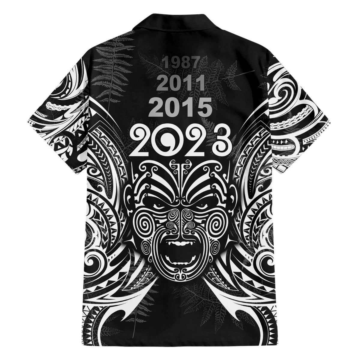 custom-new-zealand-rugby-hawaiian-shirt-2023-world-cup-aotearoa-haka-face