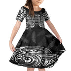 custom-new-zealand-rugby-kid-short-sleeve-dress-2023-world-cup-aotearoa-haka-face