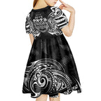 custom-new-zealand-rugby-kid-short-sleeve-dress-2023-world-cup-aotearoa-haka-face