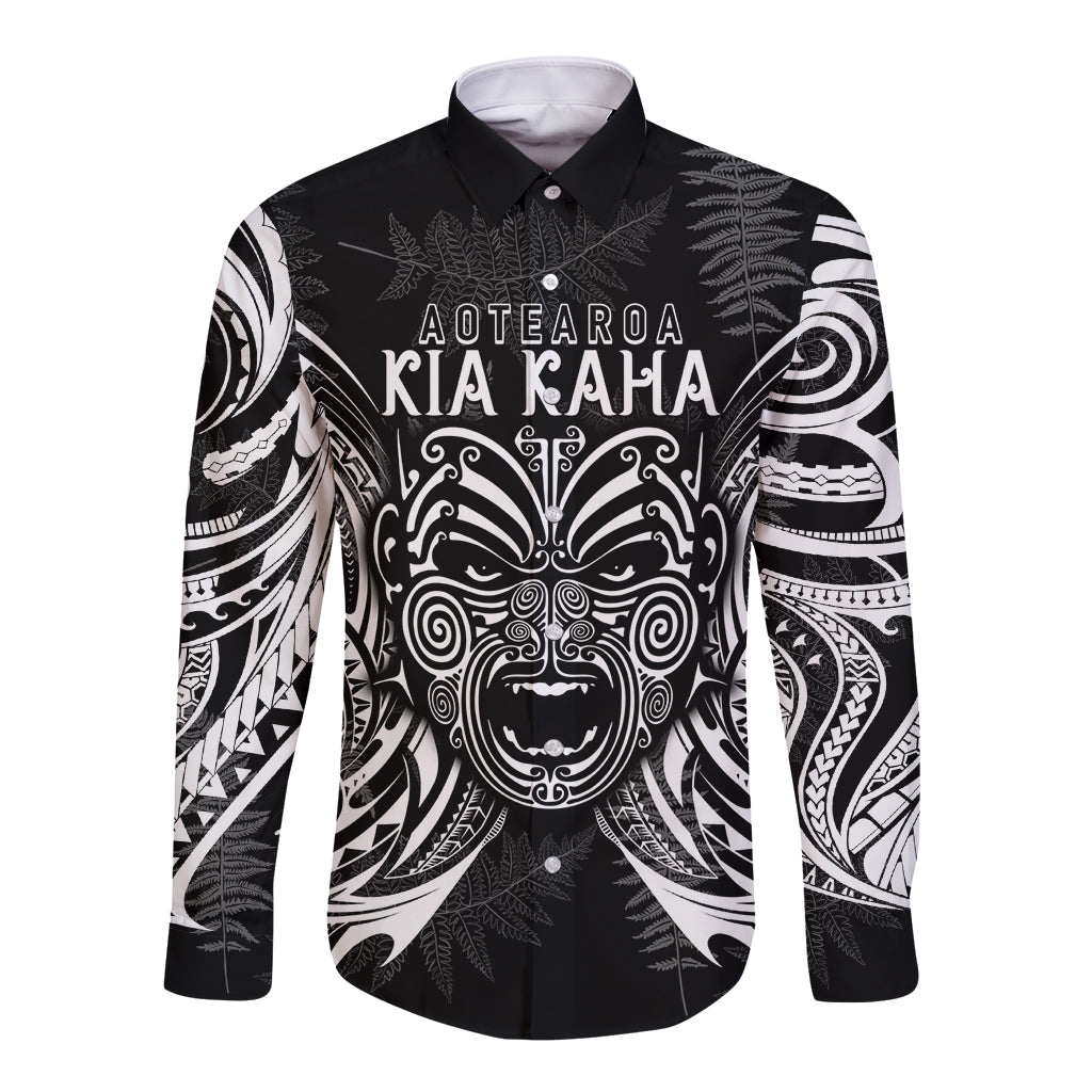 custom-new-zealand-rugby-long-sleeve-button-shirt-2023-world-cup-aotearoa-haka-face