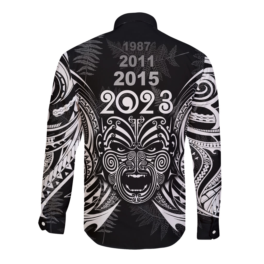 custom-new-zealand-rugby-long-sleeve-button-shirt-2023-world-cup-aotearoa-haka-face