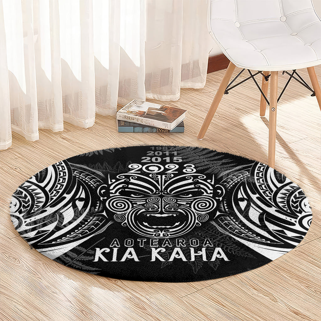 custom-new-zealand-rugby-round-carpet-2023-world-cup-aotearoa-haka-face