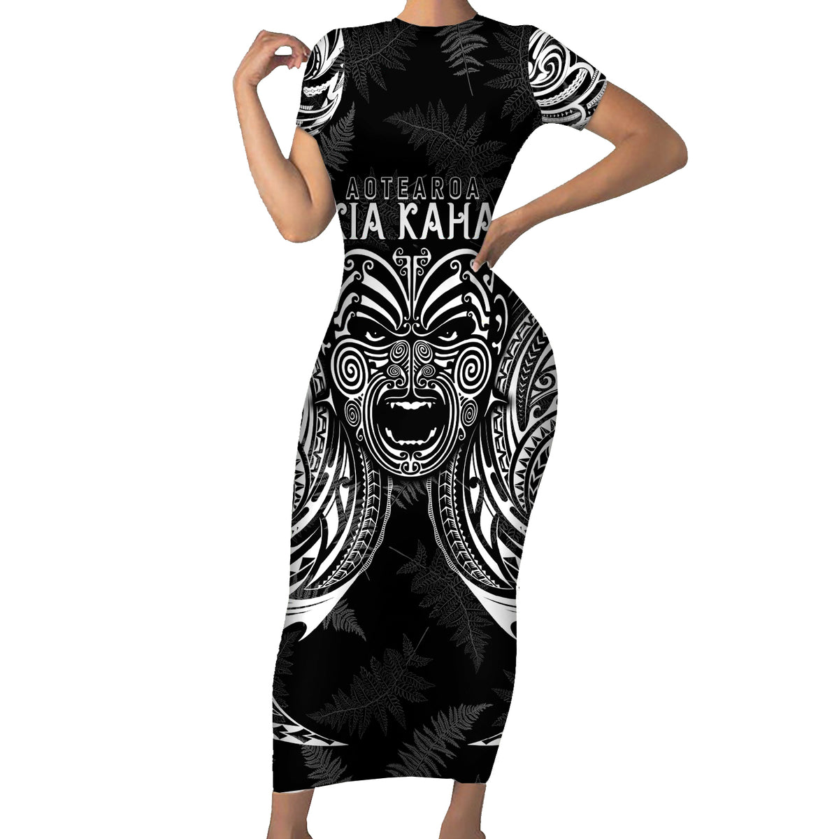 new-zealand-rugby-short-sleeve-bodycon-dress-2023-world-cup-aotearoa-create-history