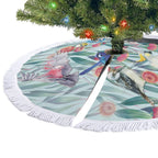National Bird Week - Aussie Birds on Eucalyptus Tree Skirt Sky Blue