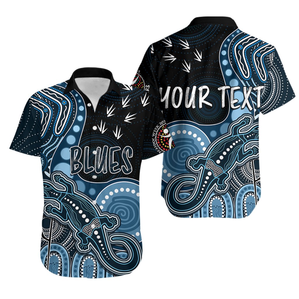 personalised-naidoc-week-2023-afl-blues-hawaiian-shirt-aboriginal-dot-art-lizard-mix-boomerang