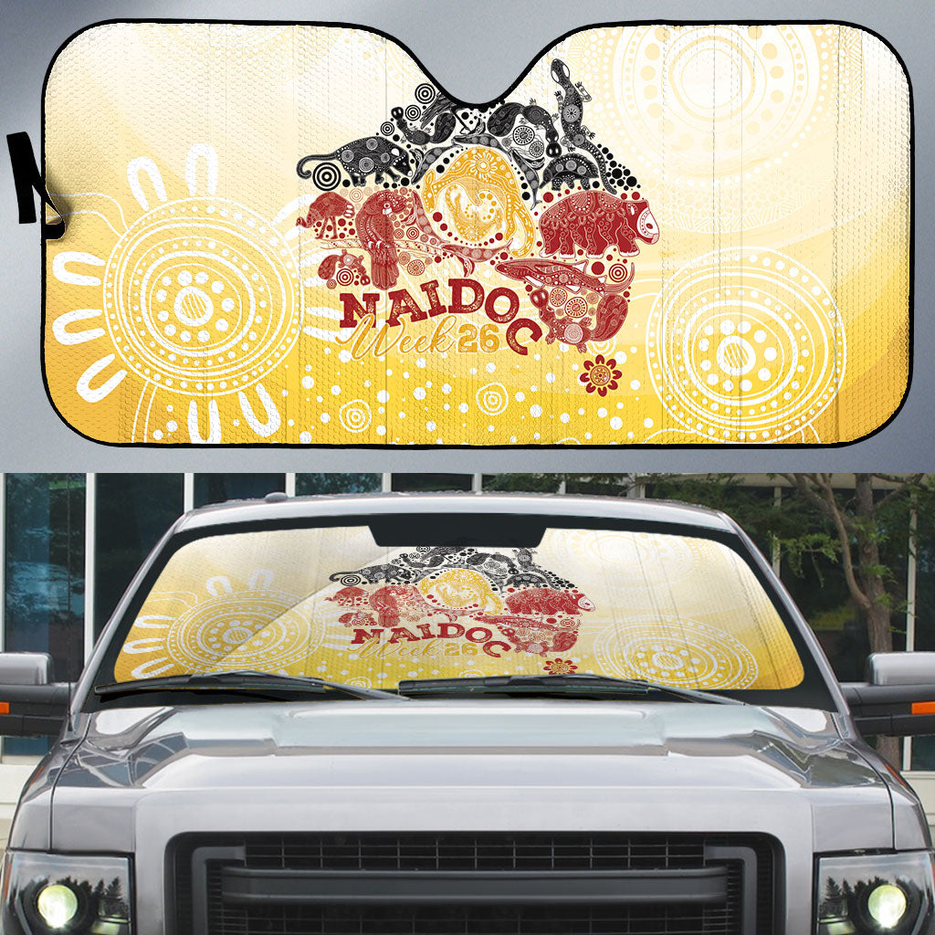First Nations NAIDOC Week 2026 Auto Sun Shade Aussie Zodiacs