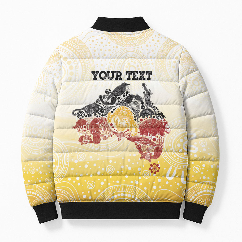 First Nations NAIDOC Week 2026 Personalized Bomber Puffer Jacket Aussie Zodiacs
