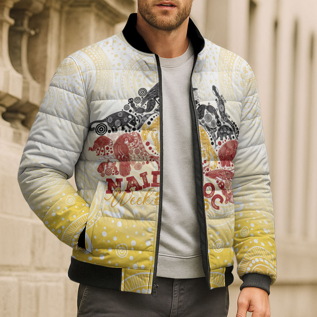 First Nations NAIDOC Week 2026 Personalized Bomber Puffer Jacket Aussie Zodiacs
