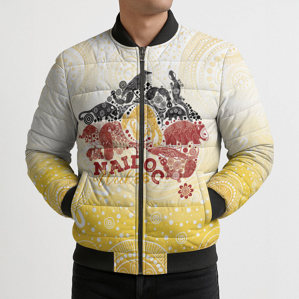 First Nations NAIDOC Week 2026 Personalized Bomber Puffer Jacket Aussie Zodiacs
