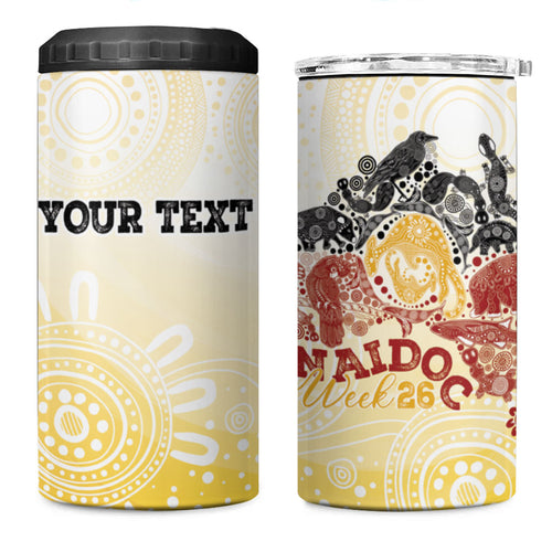 First Nations NAIDOC Week 2026 Personalized 4 in 1 Can Cooler Tumbler Aussie Zodiacs