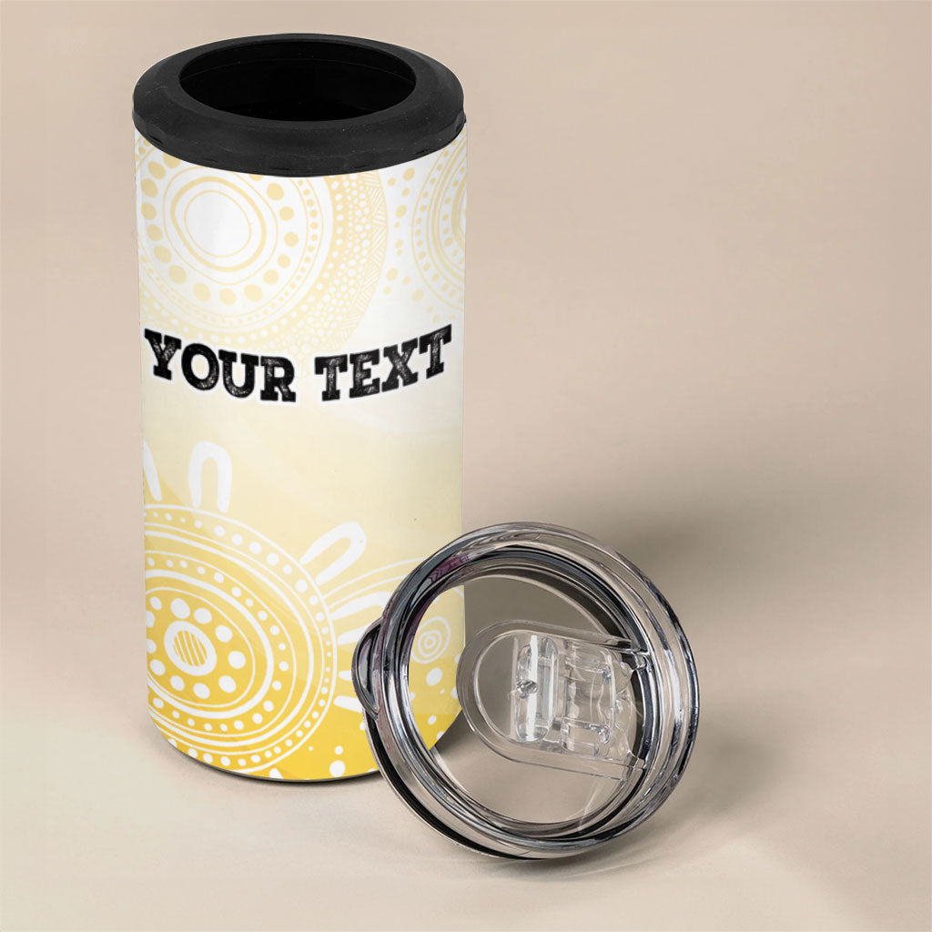 First Nations NAIDOC Week 2026 Personalized 4 in 1 Can Cooler Tumbler Aussie Zodiacs