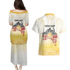 First Nations NAIDOC Week 2026 Personalized Couples Matching Puletasi and Hawaiian Shirt Aussie Zodiacs