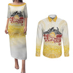 First Nations NAIDOC Week 2026 Personalized Couples Matching Puletasi and Long Sleeve Button Shirt Aussie Zodiacs
