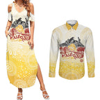 First Nations NAIDOC Week 2026 Personalized Couples Matching Summer Maxi Dress and Long Sleeve Button Shirt Aussie Zodiacs