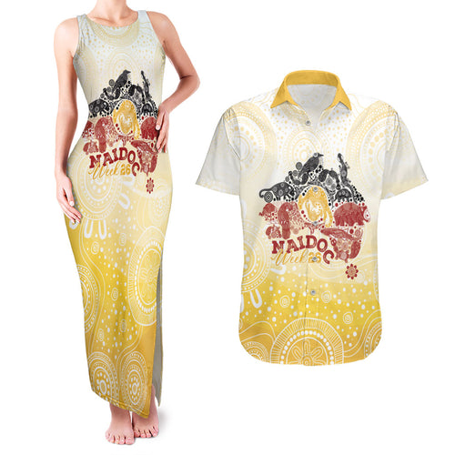 First Nations NAIDOC Week 2026 Personalized Couples Matching Tank Maxi Dress and Hawaiian Shirt Aussie Zodiacs