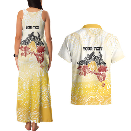 First Nations NAIDOC Week 2026 Personalized Couples Matching Tank Maxi Dress and Hawaiian Shirt Aussie Zodiacs