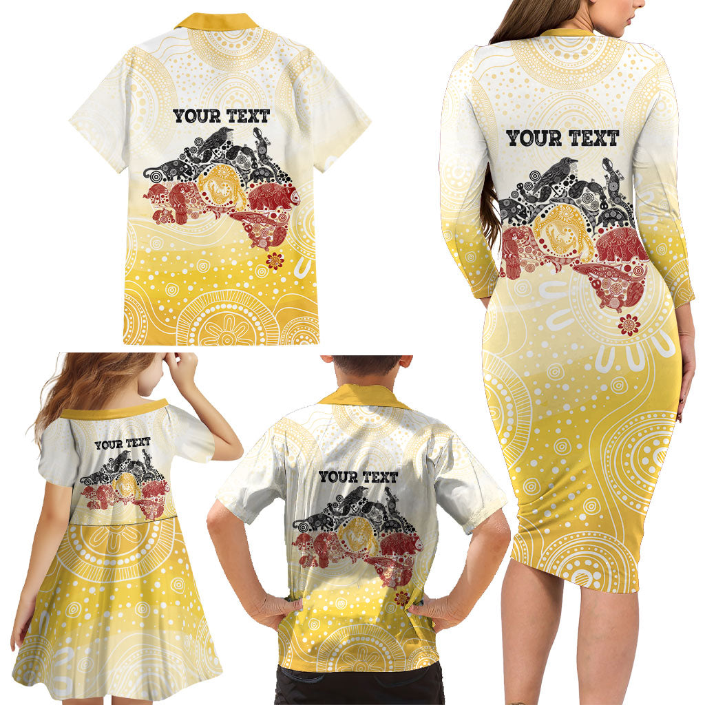 First Nations NAIDOC Week 2026 Personalized Family Matching Long Sleeve Bodycon Dress and Hawaiian Shirt Aussie Zodiacs