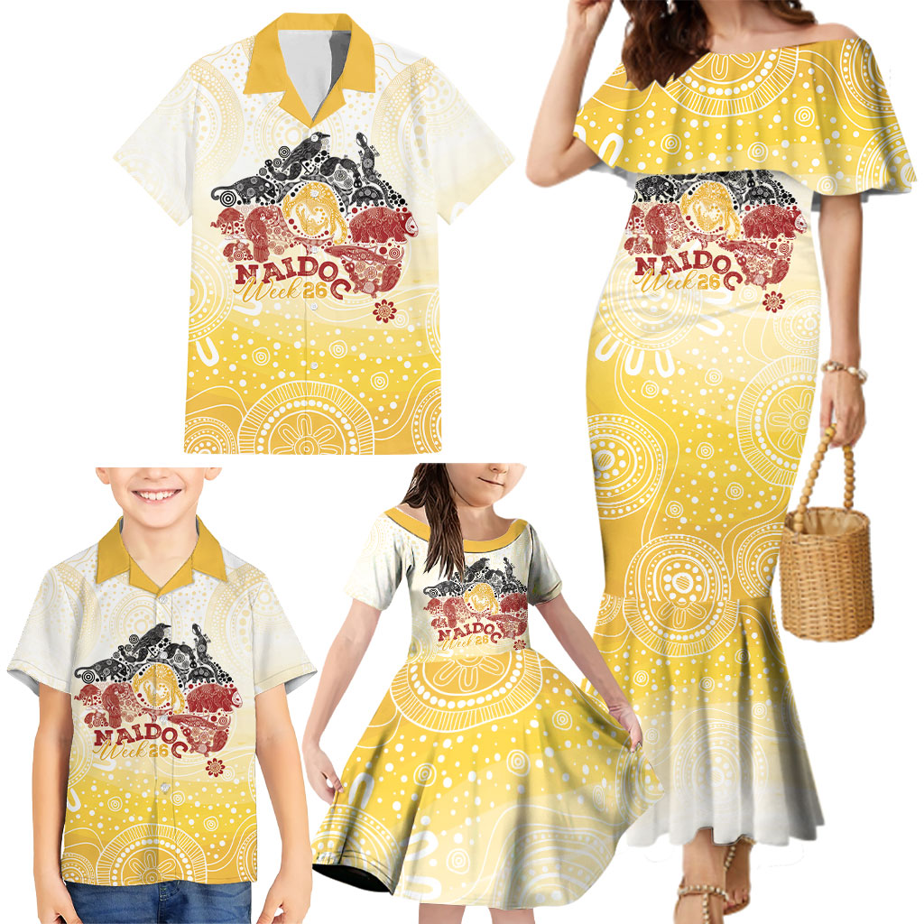 First Nations NAIDOC Week 2026 Personalized Family Matching Mermaid Dress and Hawaiian Shirt Aussie Zodiacs
